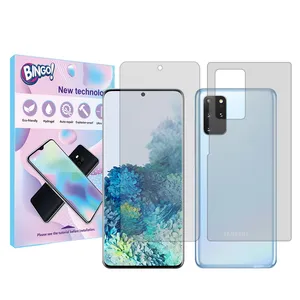 Bingo Tough model transparent screen protector suitable for Samsung Galaxy S20 Plus mobile phone along with the back protector