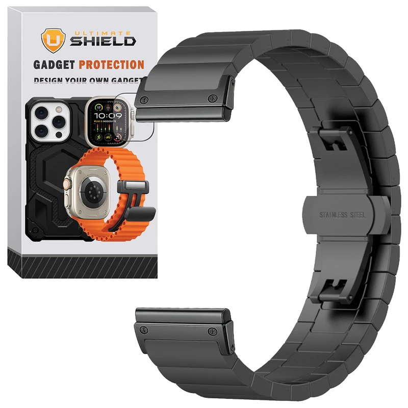 بند آلتیمیت شیلد مدل Swatch Link GRM20 مناسب برای ساعت هوشمند گارمین Fenix 8 43mm / Descent MK3 43mm / Descent MK3i 43mm / Instinct 2s (20mm)