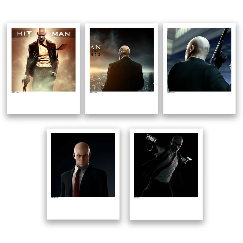 آویز تزیینی عرش مدل هیتمن Hitman کد Asa396 مجموعه پنچ عددی