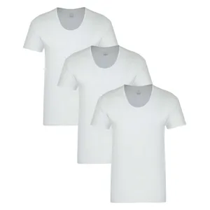 زیرپوش آستین‌دار یقه گرد مردانه تی بی آی مدل نخ پنبه مجموعه 3 عددی