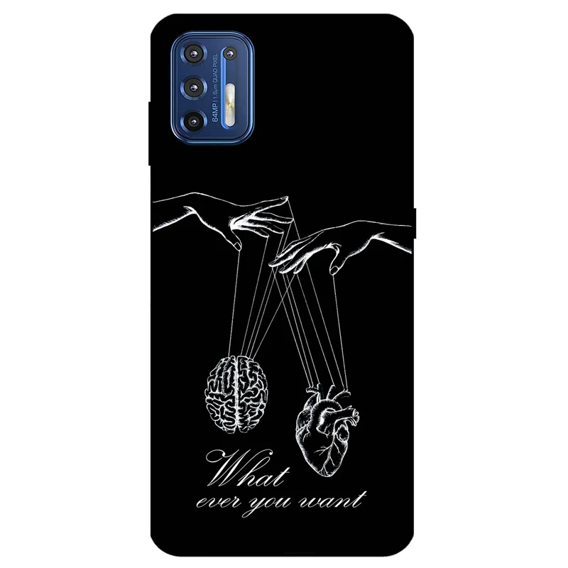 کاور مگافون طرح فکر و احساس مدل 1899 مناسب برای گوشی موبایل موتورولا Moto G9 Plus