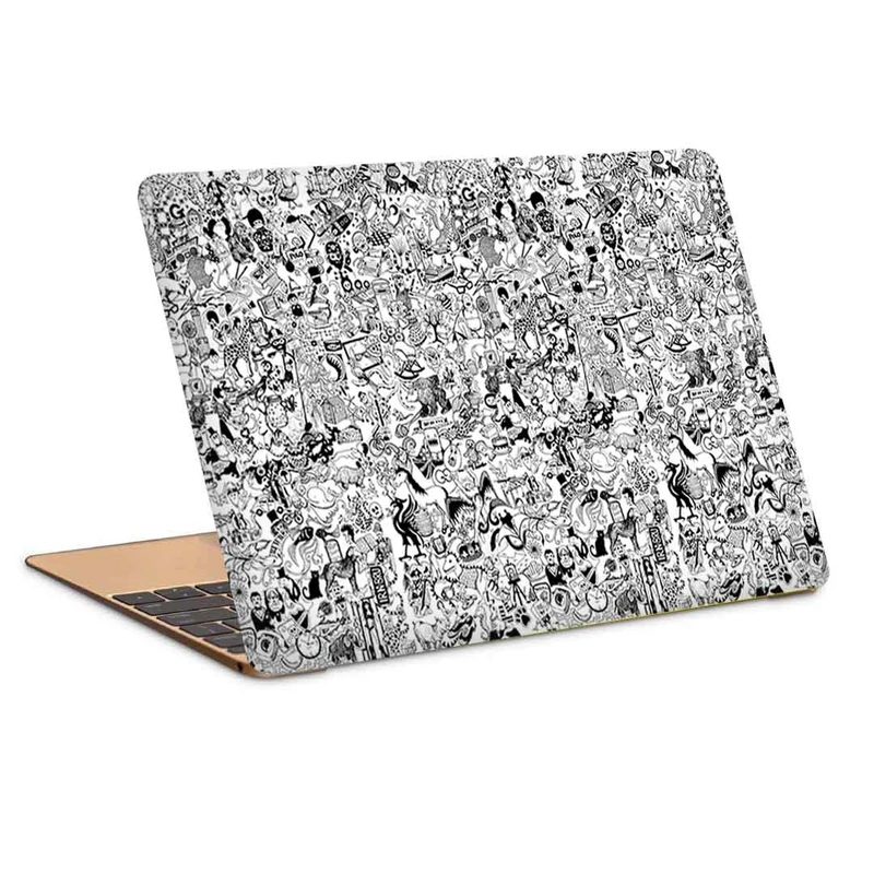 استیکر لپ تاپ طرح grafitti pattern 13کد c-330مناسب برای لپ تاپ 15.6 اینچ