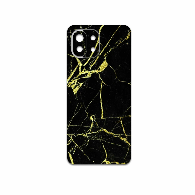 برچسب پوششی ماهوت مدل Graphite-Gold-Marble مناسب برای گوشی موبایل شیائومی 11 Lite 5G NE