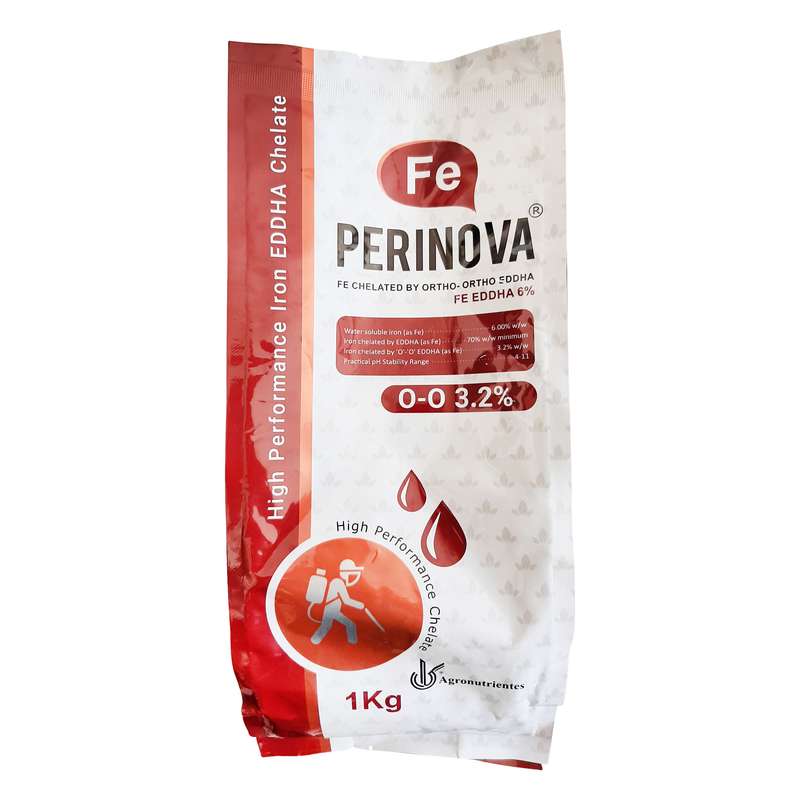 کود آهن کلاته 6% EDDHA پری نوا مدل O-O3.2 وزن یک کیلوگرم