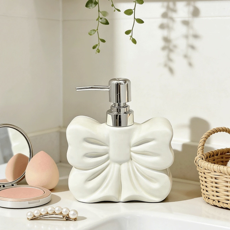 مخزن مایع دستشویی رومیزی مدل bow reusable
