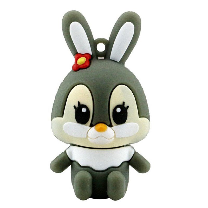 فلش مموری طرح خرگوش نشسته مدل UL-rabbit02 ظرفیت 128 گیگابایت