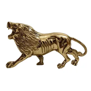 دکوری برنزی مدل شیر