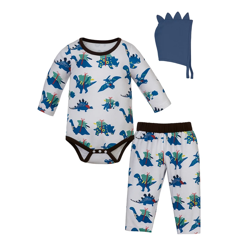 ست 3 تکه لباس راحتی نوزادی مدل PZ-054