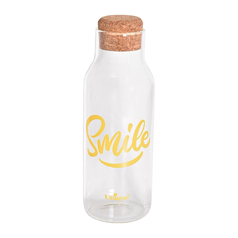 بطری آب یونیک طرح smile کد 3071 گنجایش 1.03 لیتر