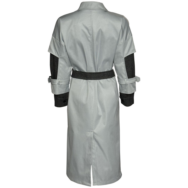 بارانی زنانه کد 6021 رنگ طوسی