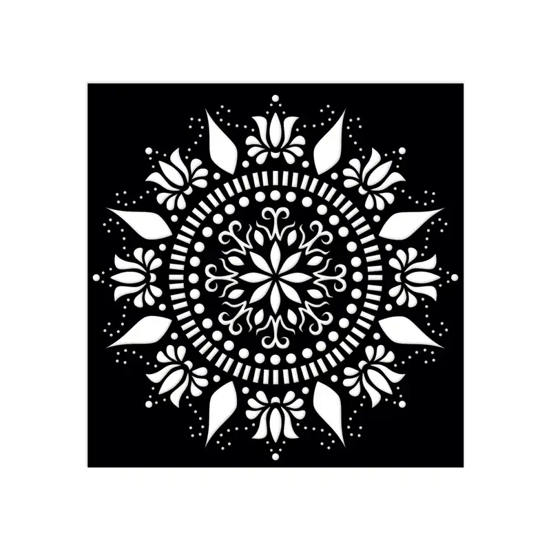 شابلون طرح ماندالا کد 0400