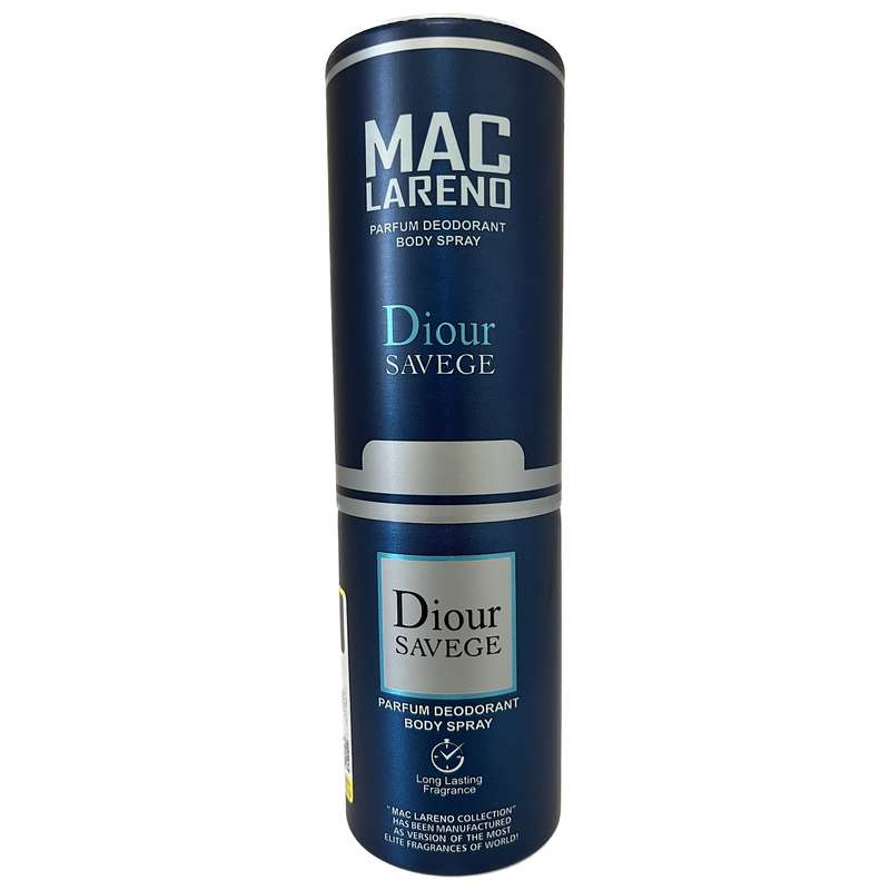 اسپری بدن مردانه مک لارنو مدل Dior Sauvage حجم 200 میلی لیتر