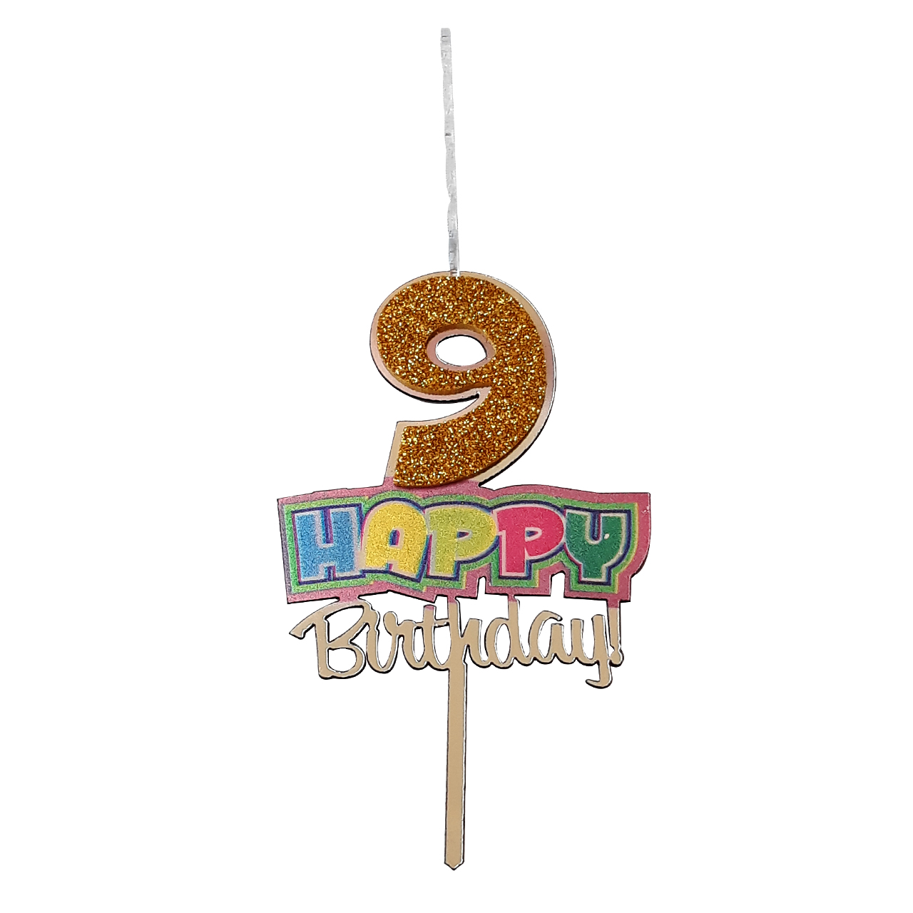 شمع تولد مدل happy birthday کد mm53