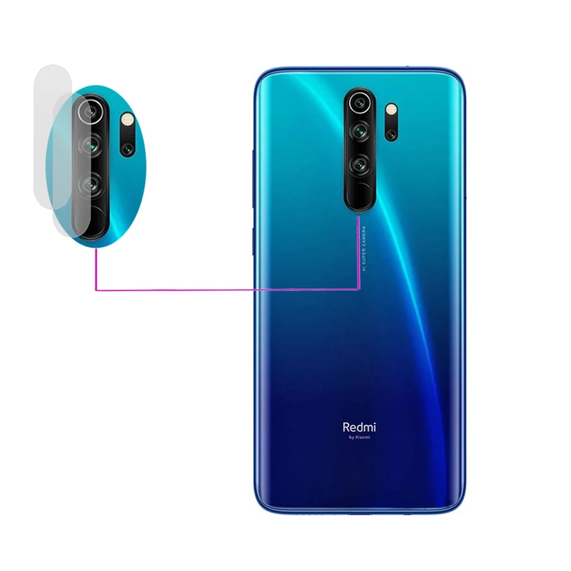 محافظ لنز دوربین مدل LTP مناسب برای گوشی موبایل شیائومی Redmi Note 8 Pro بسته دو عددی