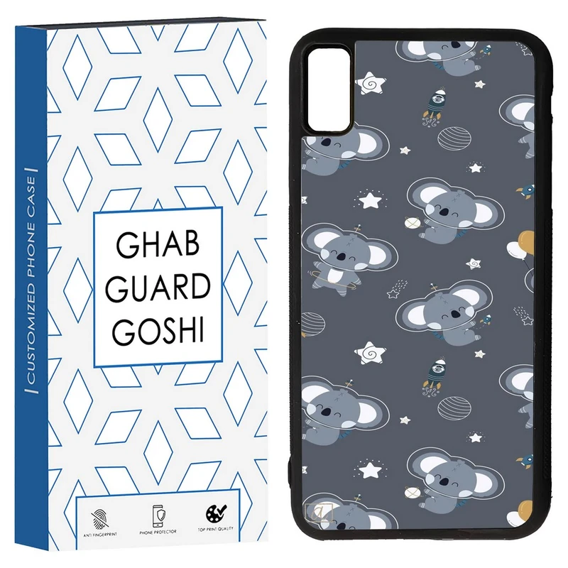 کاور قاب گارد گوشی طرح فیل کد TPU-209 مناسب برای گوشی موبایل اپل Iphone XS MAX/ X MAX