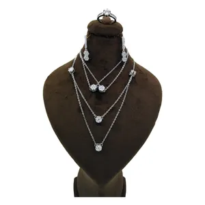 ست نقره زنانه کد 4032