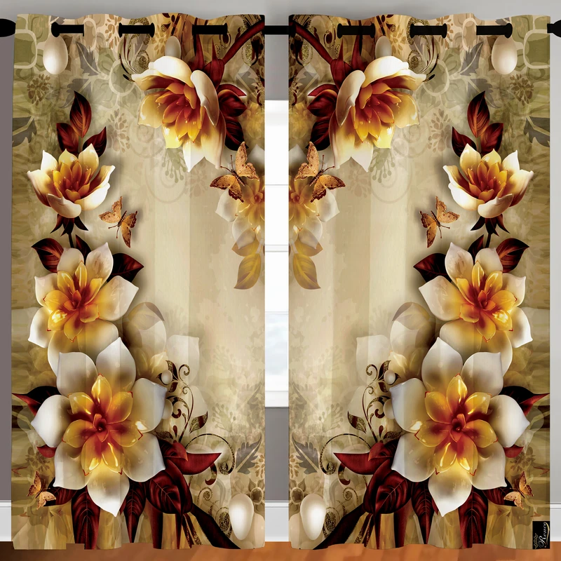 پرده رنس مدل C35-50823 سایز 270x140 سانتی متر