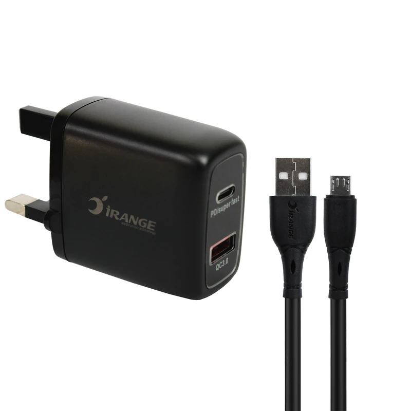 شارژر دیواری 45 وات 2 پورت آیرنج مدل LC 136 به همراه کابل USB‑C