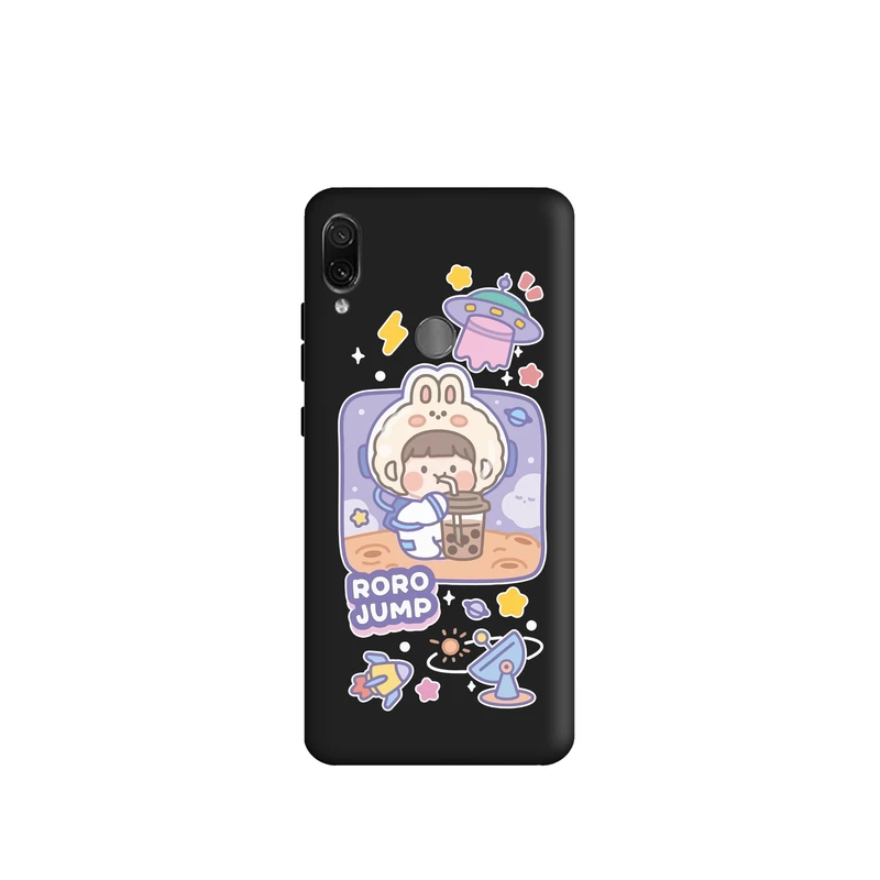 کاور طرح دختر فضانورد اسموتی کد t2237 مناسب برای گوشی موبایل شیائومی Redmi note7 / Redmi note7 pro 
