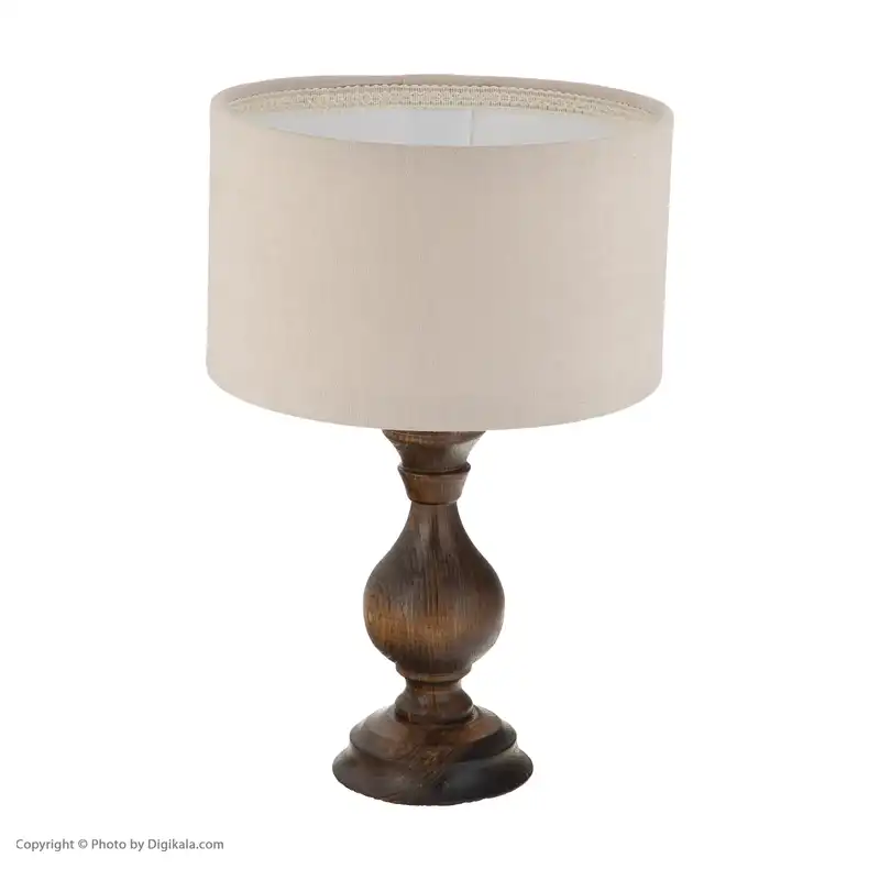 آباژور رومیزی مدل تک پایه خراطی 12