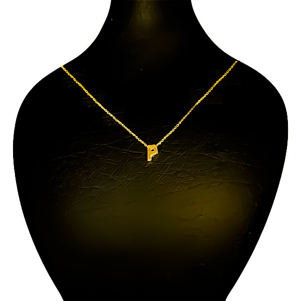 گردنبند طلا 18 عیار زنانه گنجینه هنر خوش نشین مدل سه بعدی طرح P