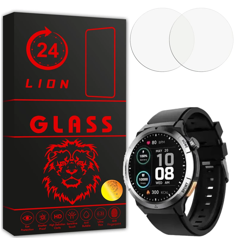 محافظ صفحه نمایش لاین مدل RB007 مناسب برای ساعت هوشمندکیو سی وای Active Gx 46mm بسته دو عددی 