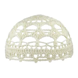 کلاه دستبافت زنانه مدل گیپوری لمه ای کد 0111515