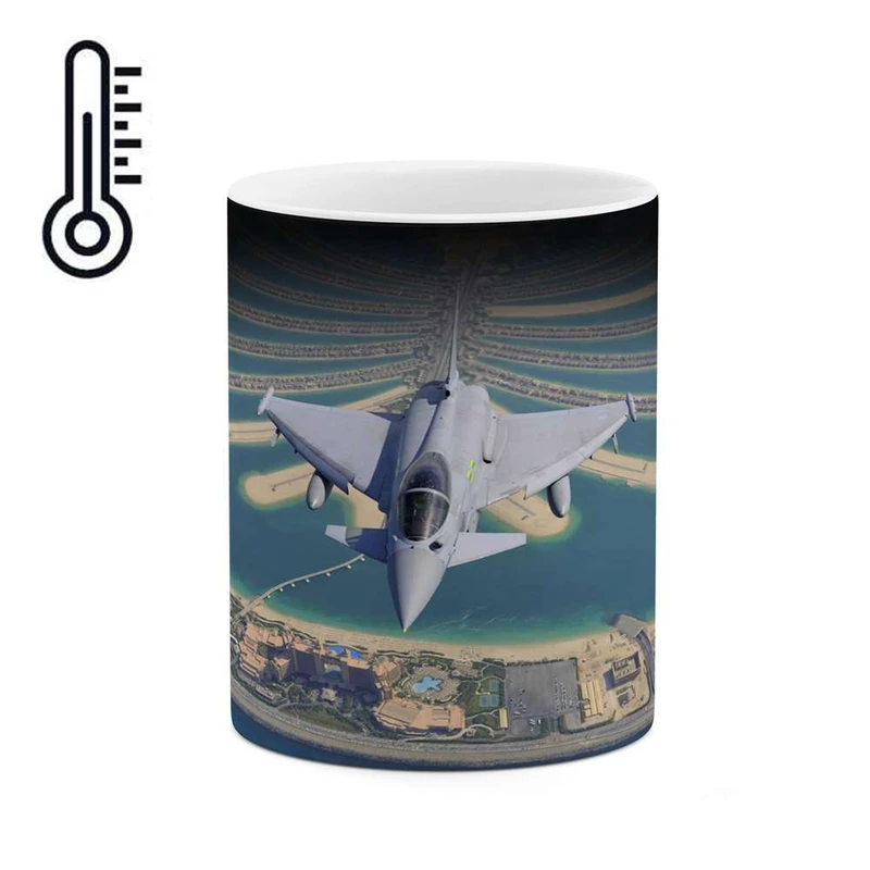 ماگ حرارتی کاکتی مدل هواپیمای جنگنده کد mgh10690