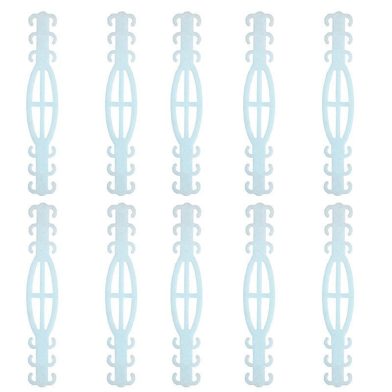 گیره نگهدارنده بند ماسک صورت مدل S بسته 10 عددی گیره نگهدارنده بند ماسک صورت مدل S بسته 10 عددی