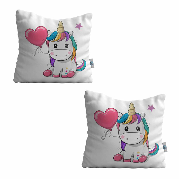  کوسن کودک شمسه نگار مدل اسب تک شاخ مجموعه 2 عددی