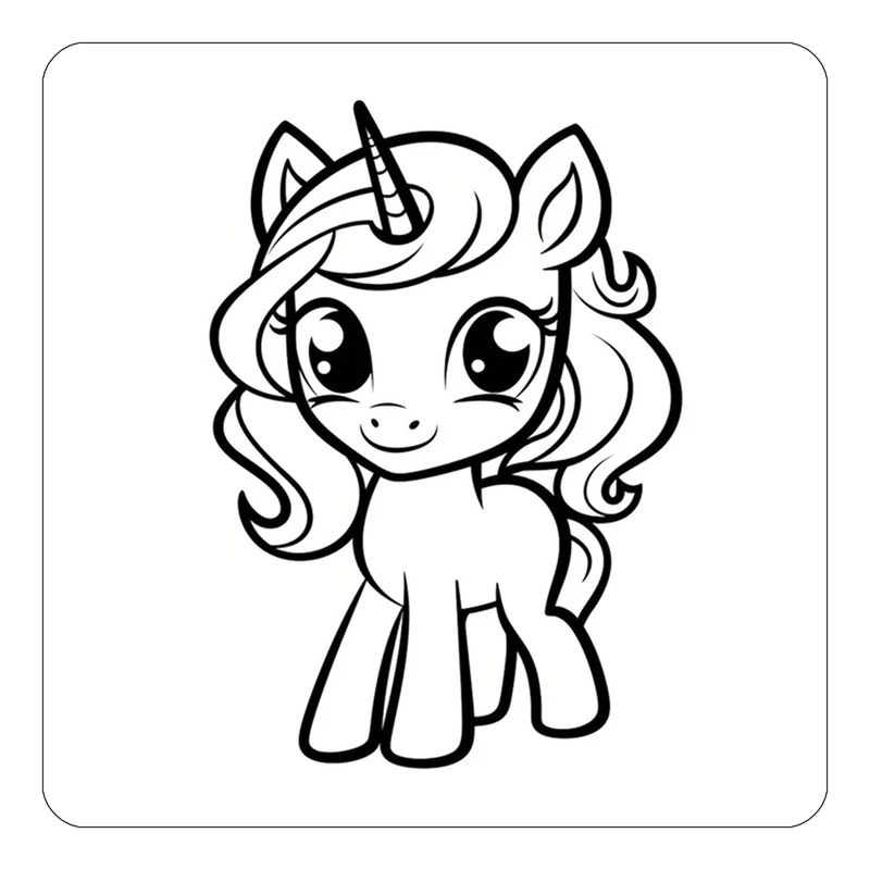 مگنت کاکتی طرح اسب تک شاخ و یونیکورن مدل mp31099