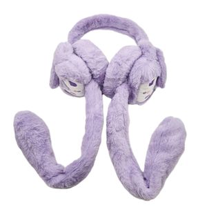 گوش گیر زمستانی بچگانه مدل  کرومی گوش پمپی متحرک چراغ دار کد 09