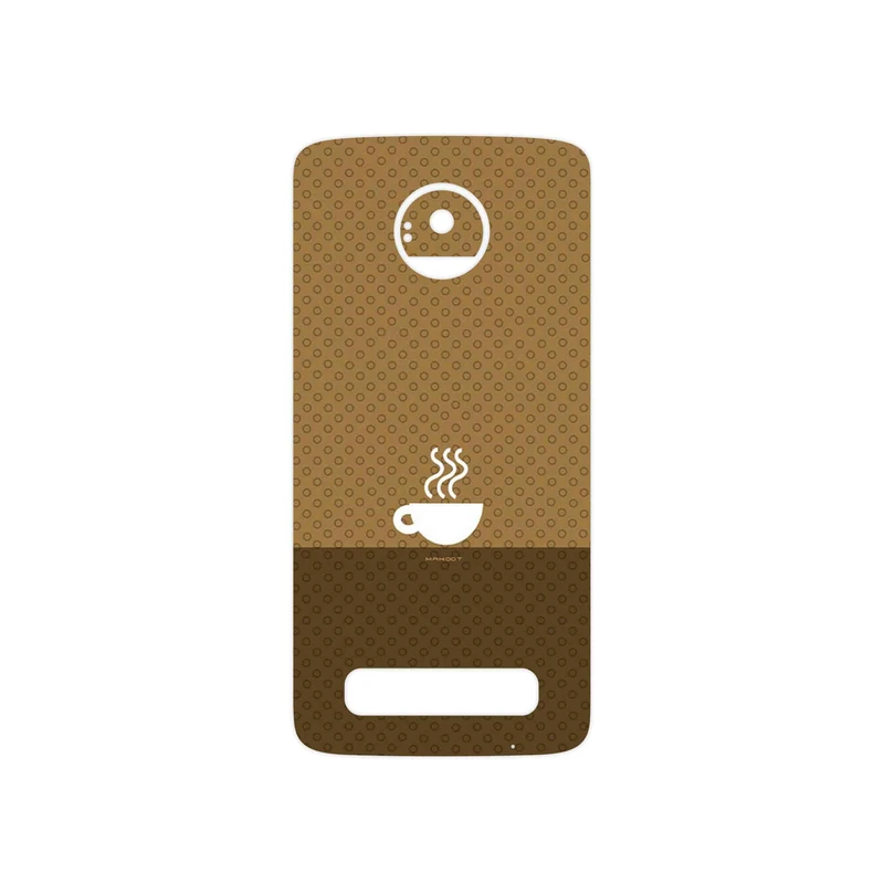برچسب پوششی ماهوت مدل Minimal Cup of Coffee Icon مناسب برای گوشی موبایل موتورولا Moto Z Play