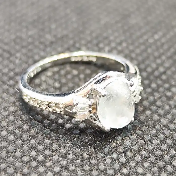 انگشتر نقره زنانه مدل در نجف کد 393