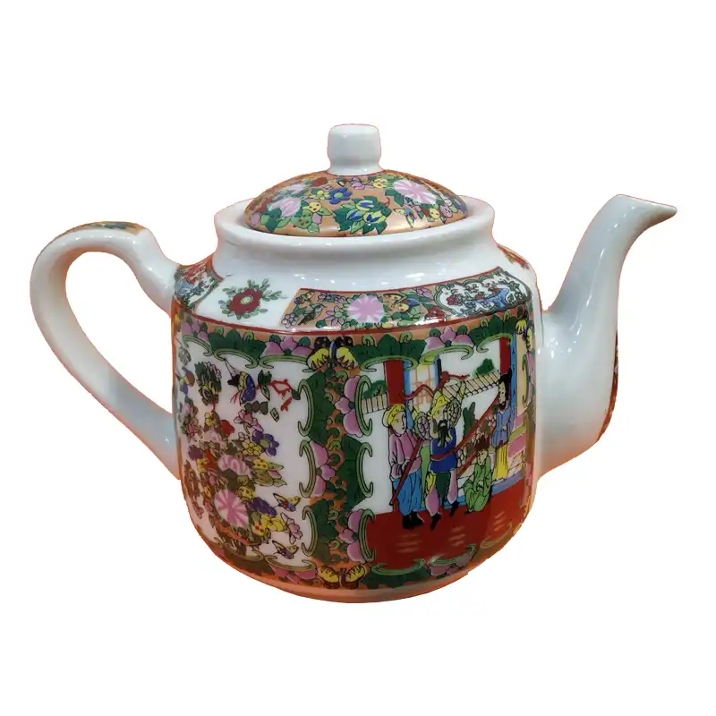 قوری طرح گل و مرغ