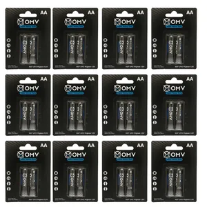باتری قلمی  او ام وی مدل R6P Super heavy duty بسته 24 عددی 