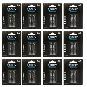 باتری قلمی او ام وی مدل R6P Super heavy duty بسته 24 عددی