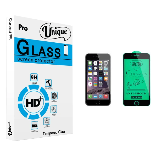 محافظ صفحه نمایش سرامیکی يونيک مدل +Clear مناسب برای گوشی موبایل اپل iPhone 6