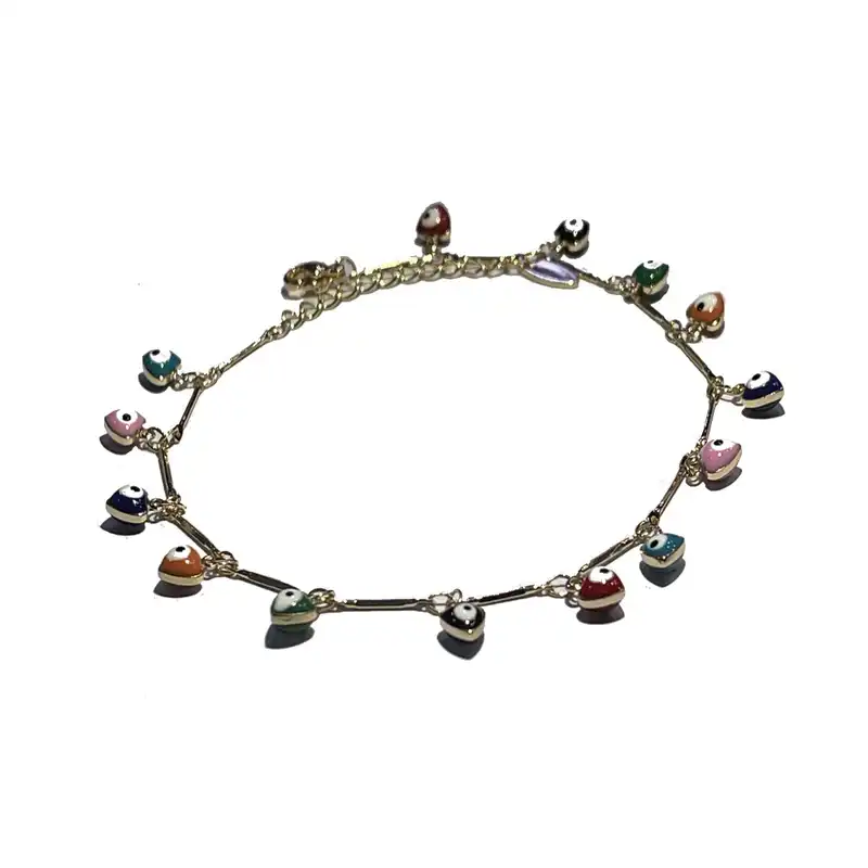 پابند زنانه وای اس ایکس مدل  قلب چشم و نظر