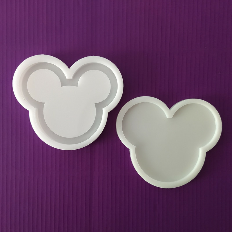 قالب رزین مدل آکواریومی طرح میکی موس مجموعه 2 عددی