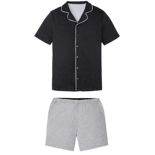 ست پیراهن و شلوارک مردانه لیورجی مدل Polo-blk