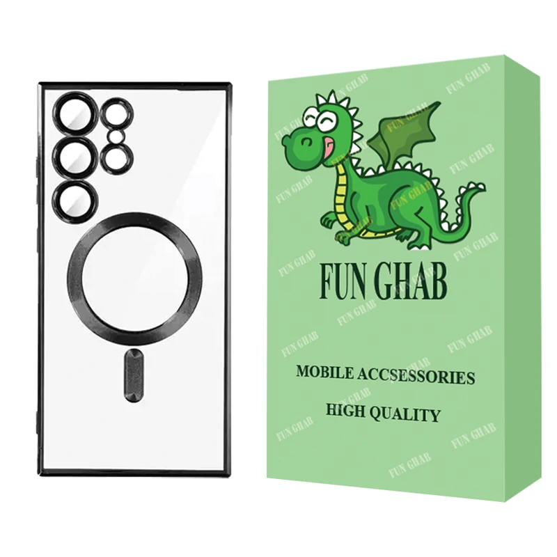 کاور فان قاب مدل مگ سیف طرح LUX مناسب برای گوشی موبایل سامسونگ Galaxy S25 Ultra