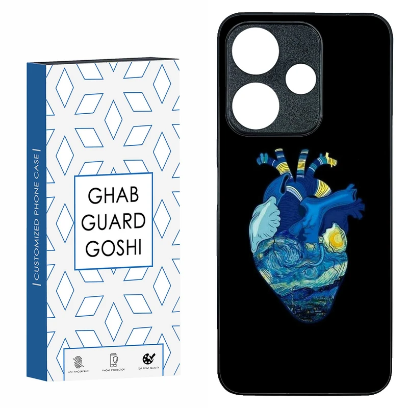 کاور قاب گارد گوشی طرح قلب کد TPU-298 مناسب برای گوشی موبایل شیائومی  REDMI 13  