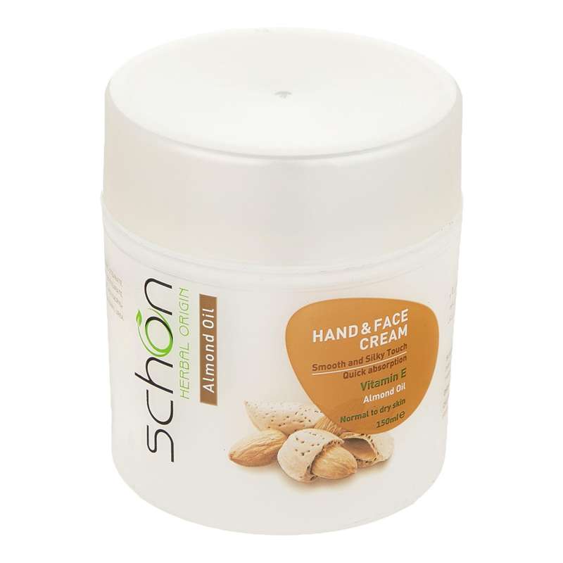 کرم نرم‌کننده دست و صورت شون مدل عصاره بادام حجم 150 میلی‌لیتر