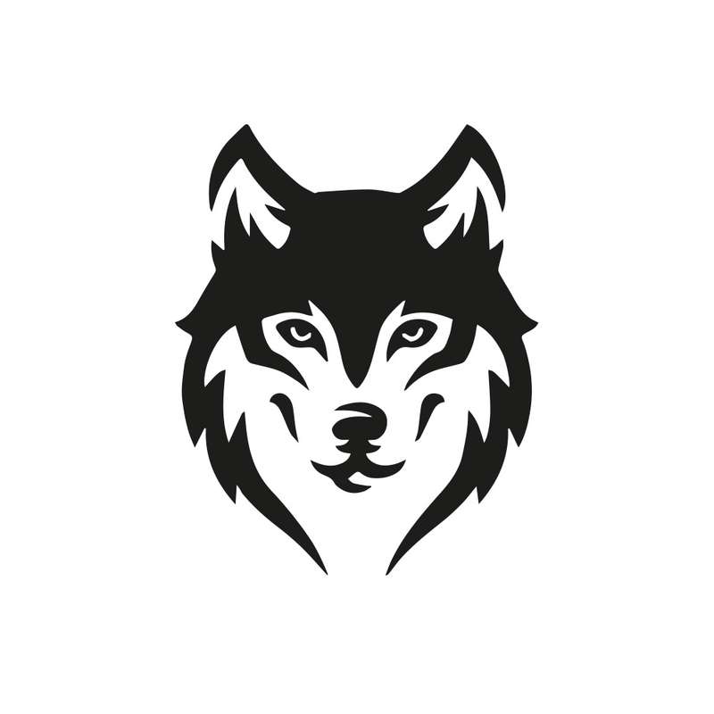 برچسب بدنه خودرو گراسیپا طرح گرگ کد 10