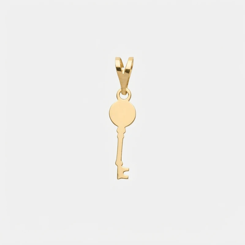 آویز گردنبند طلا 18 عیار زنانه مایا ماهک طرح کلید کد MM2350