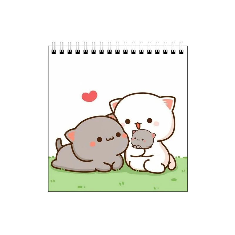 دفتر طراحی طرح مامان بابا و نی نی گربه کد 9732926