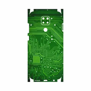 MAHOOT Green Printed Circuit Board-FullSkin Cover Sticker for Xiaomi Redmi Note 9