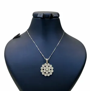 گردنبند نقره دخترانه مدل گل کد S13