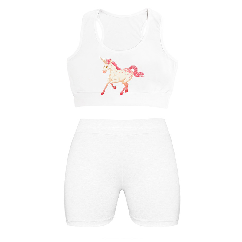 ست نیم تنه و شلوارک زنانه مدل NJDIDSH01-55